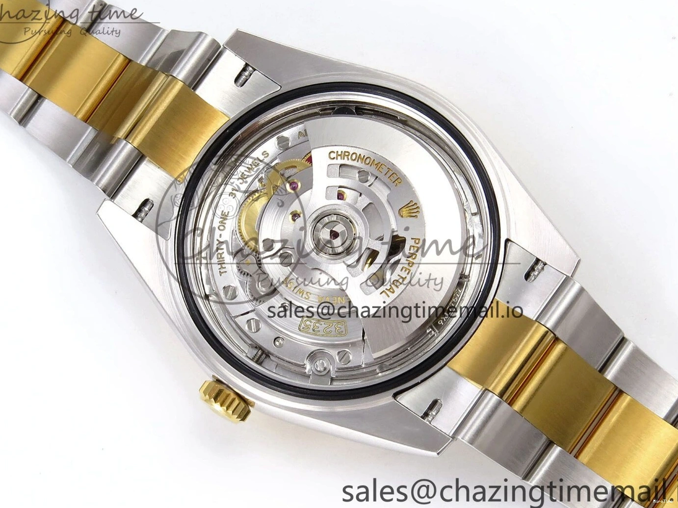 MiroTime 0201 Breathable DateJust 41 SS YG ARF 1:1 Best Edition 904L Steel YG Stick Dial on Oyster Bracelet SH 1260